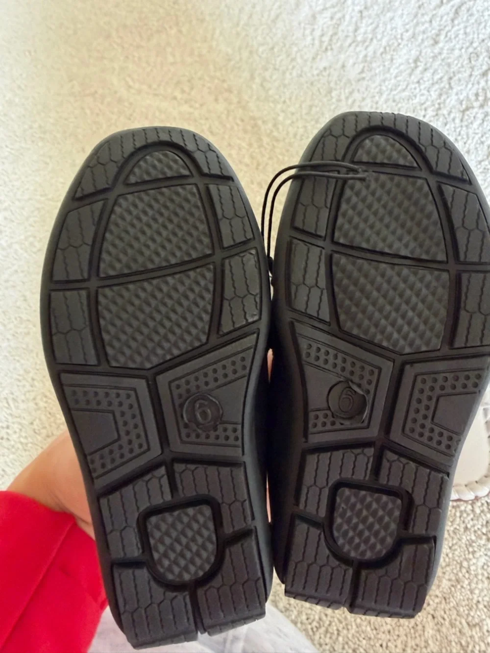French Toast Kids Moccasin Loafers in Black and White
